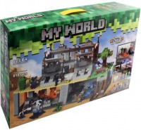 Конструктор Майнкрафт My World Неприступный замок 818 деталей, арт. 820 - Интернет-магазин детских товаров Зайка моя Екатеринбург