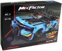 Конструктор MecFactor Technic Техник Инерционный Синий Гоночный автомобиль 521 деталь, арт. 3808 - Интернет-магазин детских товаров Зайка моя Екатеринбург