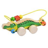 Лабиринт-каталка Крокодил Мир деревянных игрушек, арт. Д362 - Интернет-магазин детских товаров Зайка моя Екатеринбург