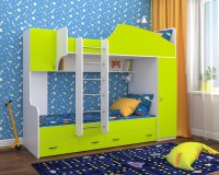 Двухъярусная кровать Ярофф Юниор 2  - Интернет-магазин детских товаров Зайка моя Екатеринбург