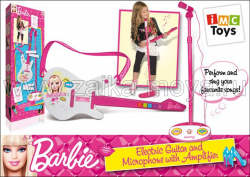 Гитара Barbie на батарейках + микрофон 783959/784154. Арт. 1102599 - Интернет-магазин детских товаров Зайка моя Екатеринбург