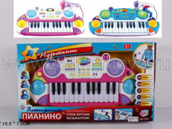 Пианино 7234 в коробке. Арт. 7234 - Интернет-магазин детских товаров Зайка моя Екатеринбург
