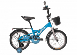 Велосипед двухколесный Black Aqua Wave 1-ск., 14" корзинка - Интернет-магазин детских товаров Зайка моя Екатеринбург