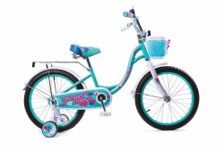 Велосипед Black Aqua Camilla 16" 1-ск. корзина - Интернет-магазин детских товаров Зайка моя Екатеринбург