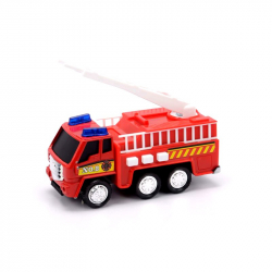 Пожарная машина Soma со светом и звуком, 12 см, арт. 71320 - Интернет-магазин детских товаров Зайка моя Екатеринбург
