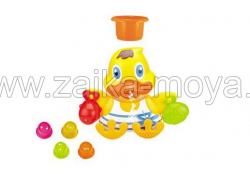 Игровой набор для ванной уточка. арт. 80098 EQ/R - Интернет-магазин детских товаров Зайка моя Екатеринбург