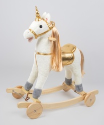 Качалка-каталка AmaroBaby Единорог Unicorn (76х38х75см) - Интернет-магазин детских товаров Зайка моя Екатеринбург