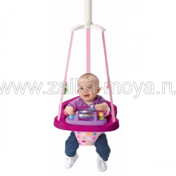 Прыгунки Evenflo Jump&Go Pink Tea. Арт. 6041922 - Интернет-магазин детских товаров Зайка моя Екатеринбург