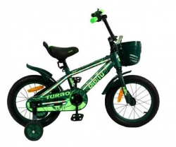 Велосипед двухколесный Bibitu Turbo, 1-ск., 18" с корзиной - Интернет-магазин детских товаров Зайка моя Екатеринбург