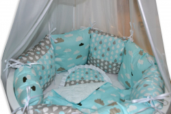 Комплект в круглую кроватку 22 предмета Дождик - Интернет-магазин детских товаров Зайка моя Екатеринбург