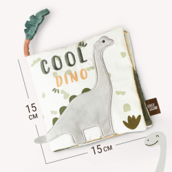 Развивающая игрушка книжка-шуршалка UNIX Kids Dino / Дино - Интернет-магазин детских товаров Зайка моя Екатеринбург
