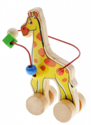 Лабиринт-каталка Жираф Мир деревянных игрушек, арт. Д358 - Интернет-магазин детских товаров Зайка моя Екатеринбург