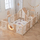 Манеж UNIX Kids DeLuxe House Camel (180x200см) с баскетбольной стойкой, доской для рисования, ковриком для игр - Интернет-магазин детских товаров Зайка моя Екатеринбург