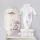 Комплект на выписку Акварель Пингвин, 5 предметов, зимний, молочный KiDi - Интернет-магазин детских товаров Зайка моя Екатеринбург