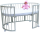 Кроватка-трансформер Меrry Happy 6 в 1,с поперечным маятником ЛДСП, комплектом матрасов, дополнительной полкой, комплектом наматрасников - Интернет-магазин детских товаров Зайка моя Екатеринбург