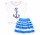 Комплект для девочки сахар+голуб.полоска Crockid, арт. К 2421 - Интернет-магазин детских товаров Зайка моя Екатеринбург