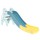 Горка детская Pituso Ричи с баскетбольным кольцом Голубой-серый 181*42*80h, арт. L-QS04 - Интернет-магазин детских товаров Зайка моя Екатеринбург