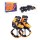 Ролики-прыгуны оранжевые в сумке, размер М 35-38 (U026157Y) - Интернет-магазин детских товаров Зайка моя Екатеринбург