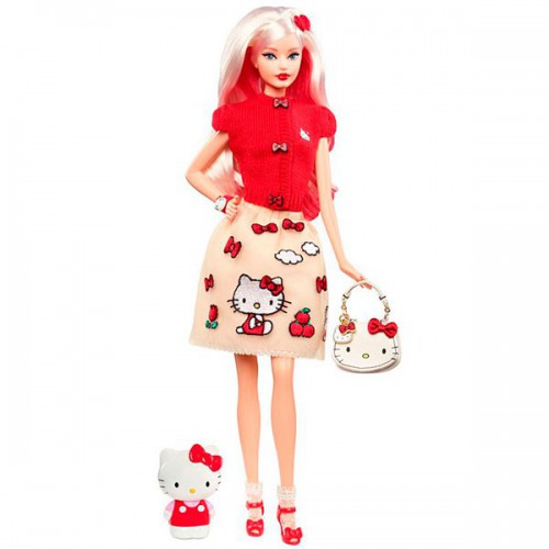 Коллекционная кукла Barbie Hello Kitty арт. DWF58 - Интернет-магазин детских товаров Зайка моя Екатеринбург